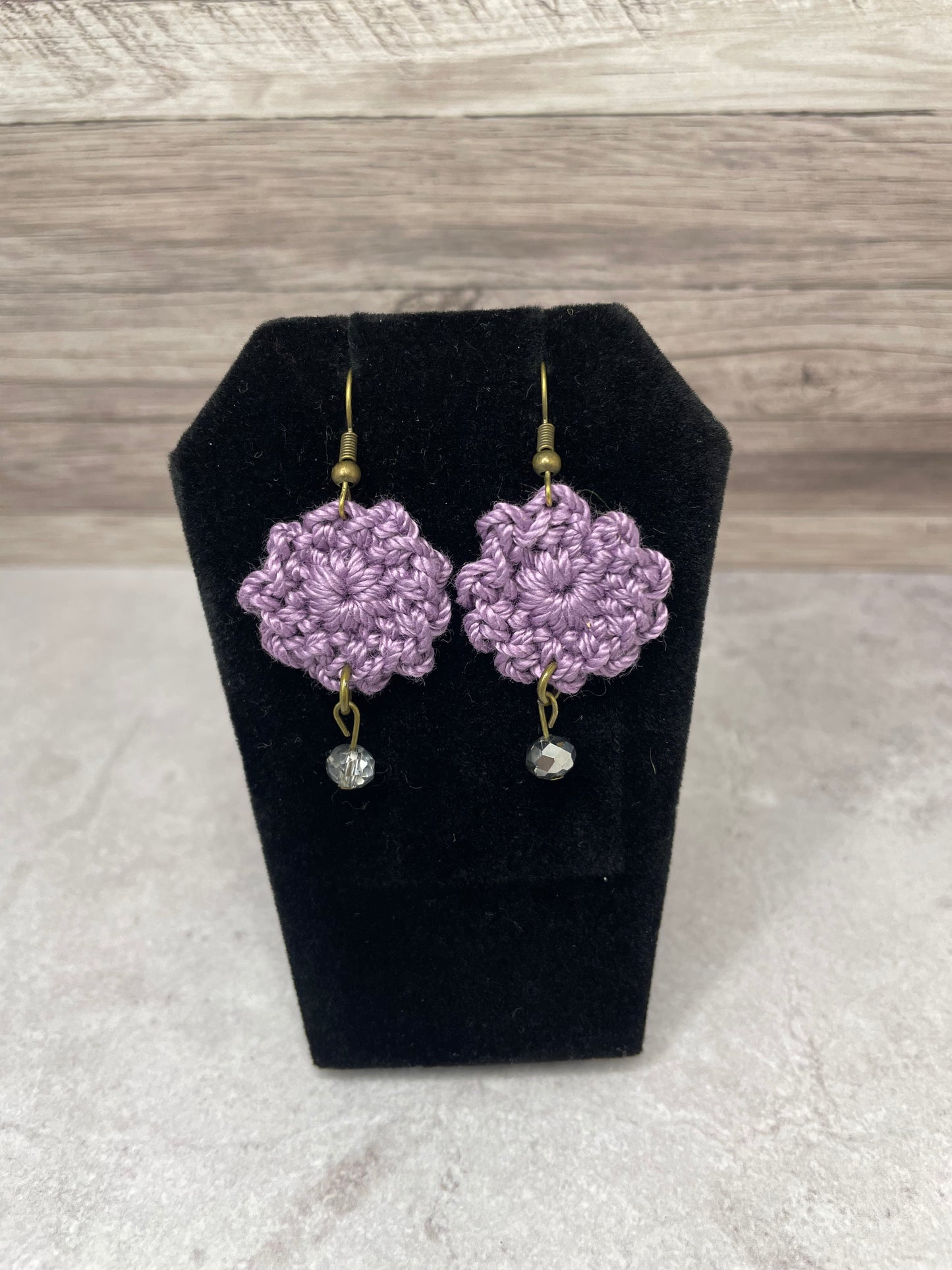 Beaded Flower Earrings
