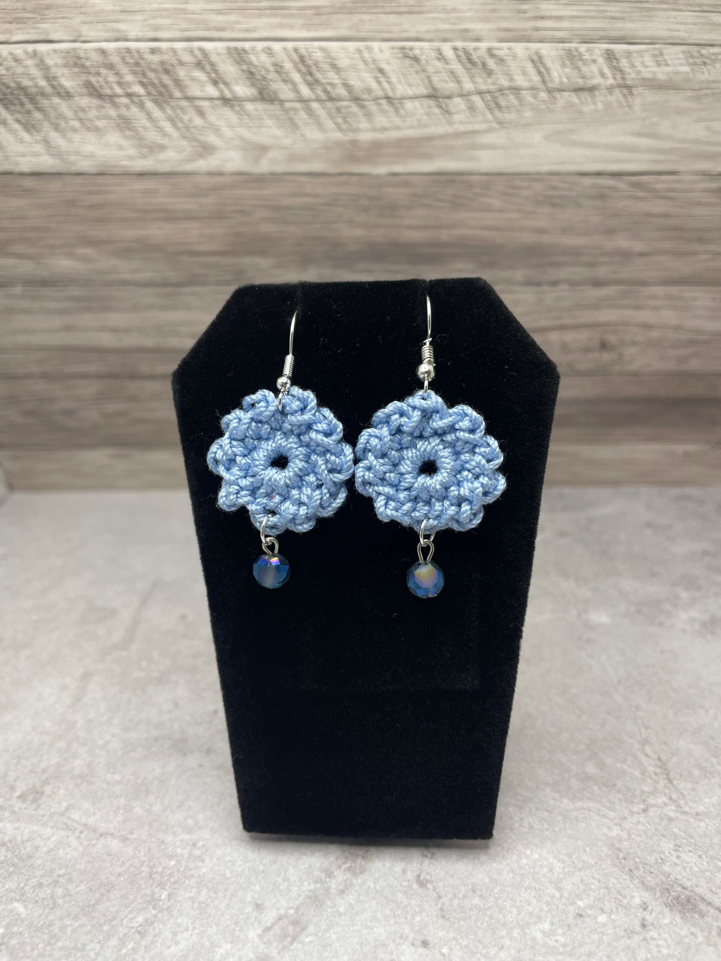 Beaded Flower Earrings