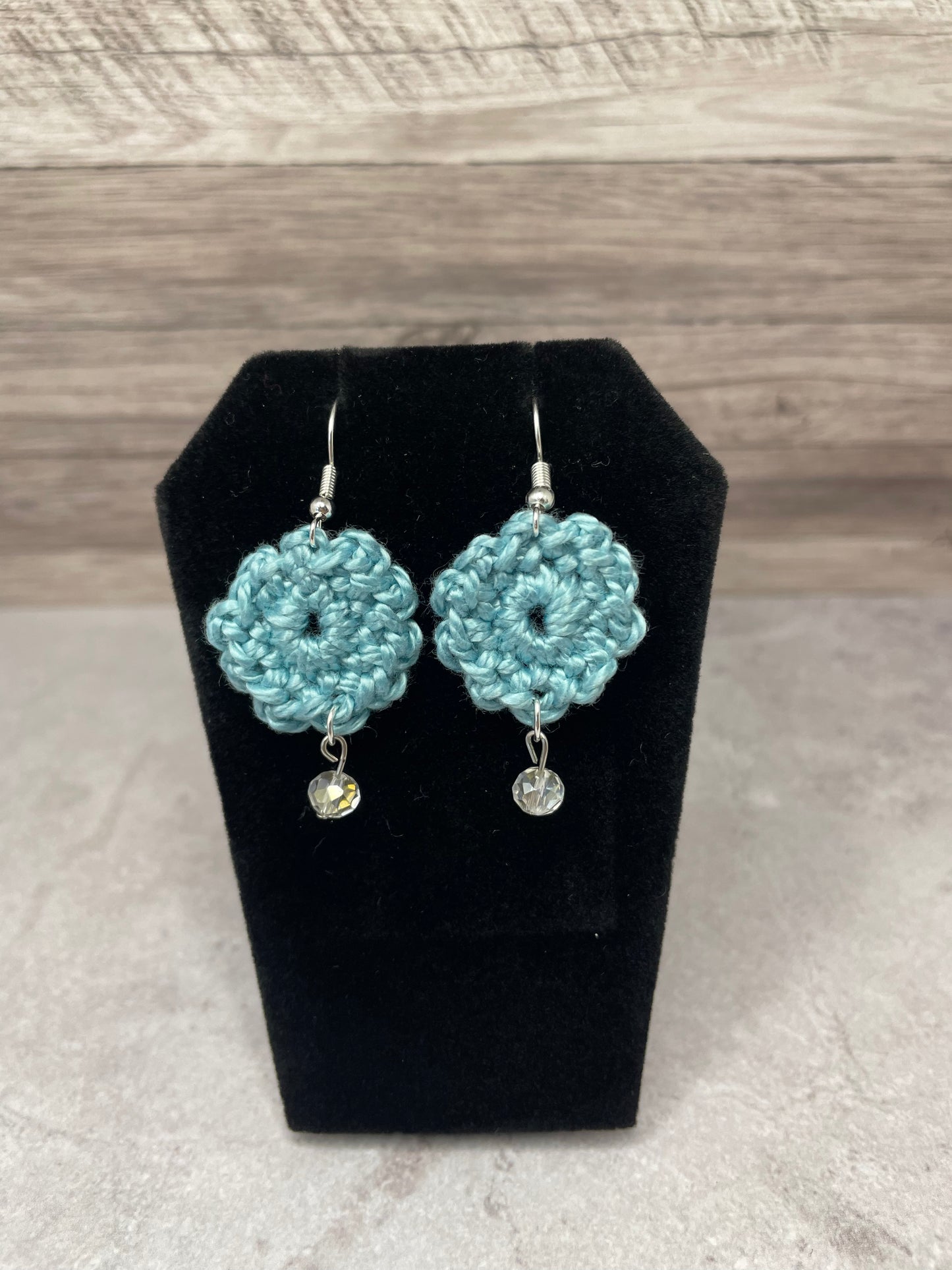 Beaded Flower Earrings