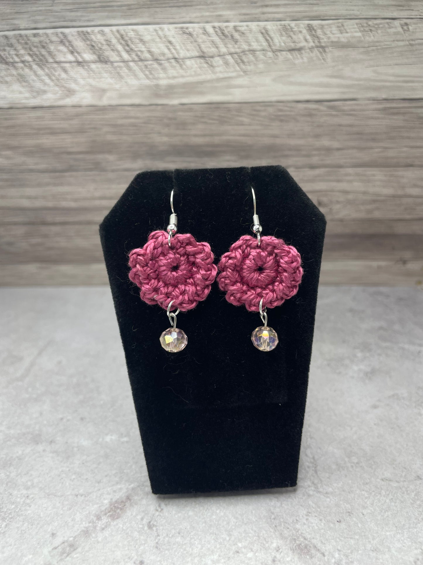 Beaded Flower Earrings