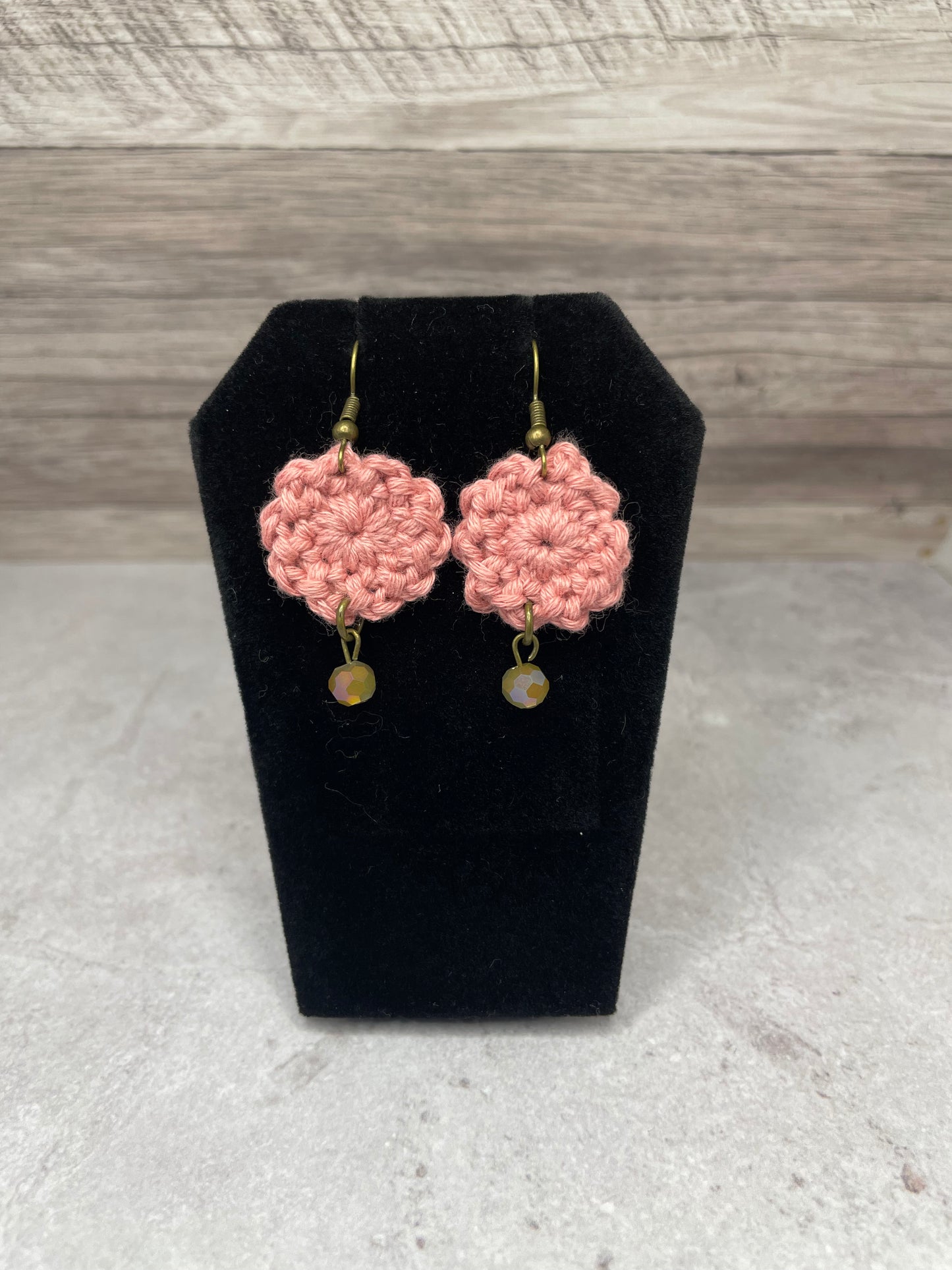 Beaded Flower Earrings