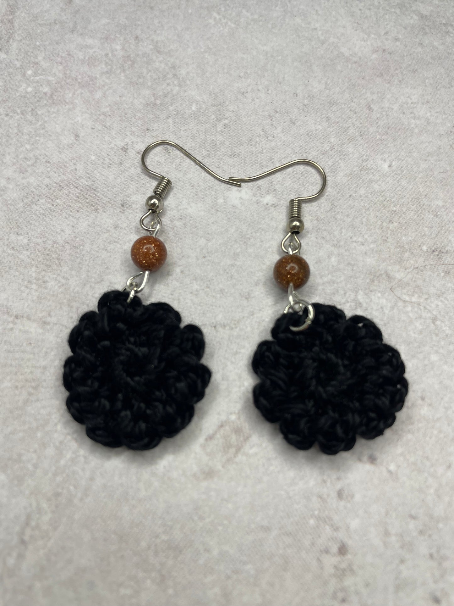 Beaded Flower Earrings
