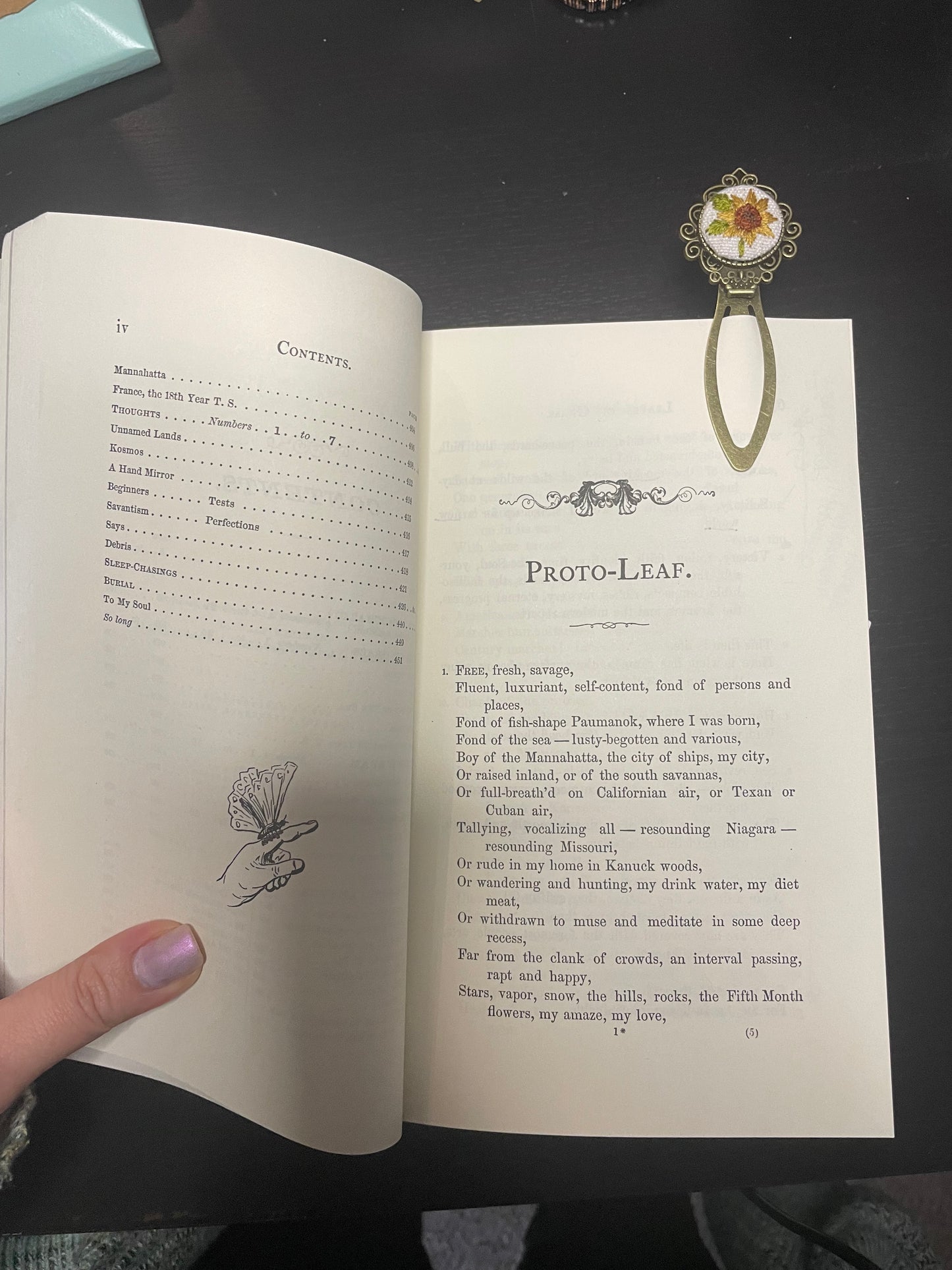 Bookmark-Sunflower