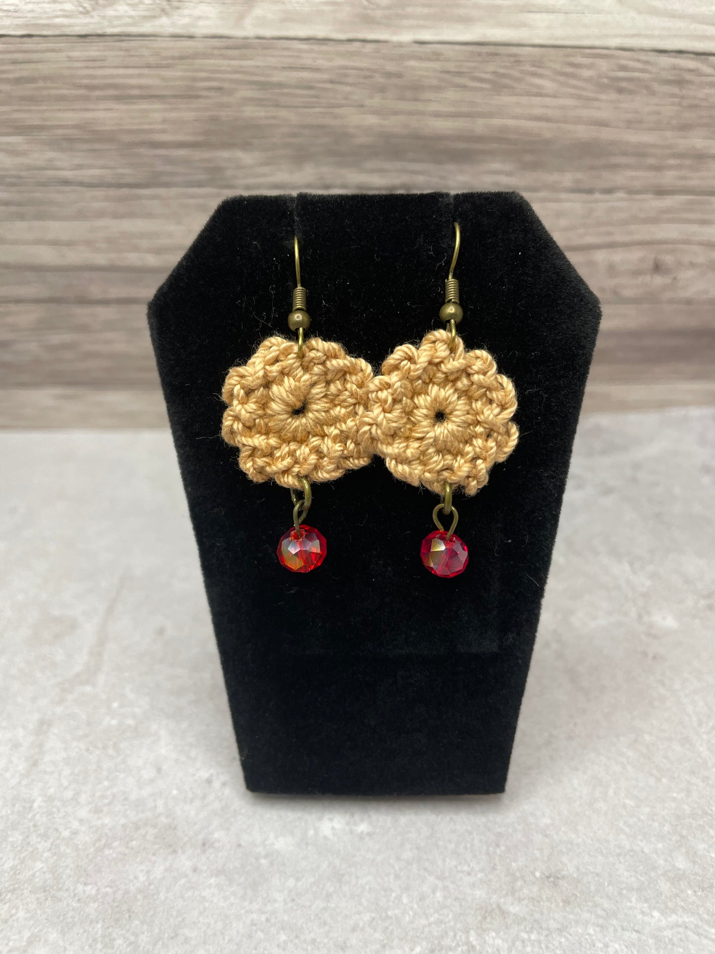 Beaded Flower Earrings