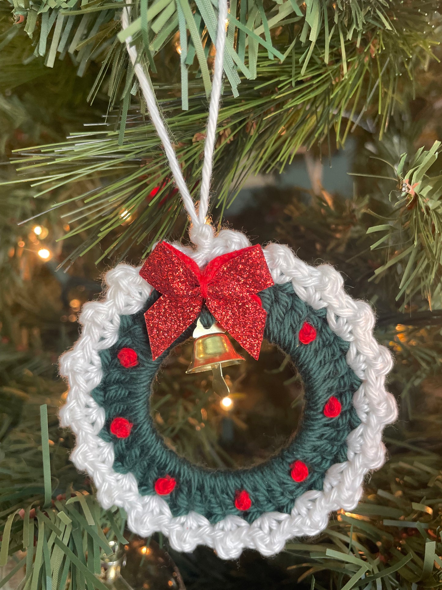 Crochet Wreath Ornament