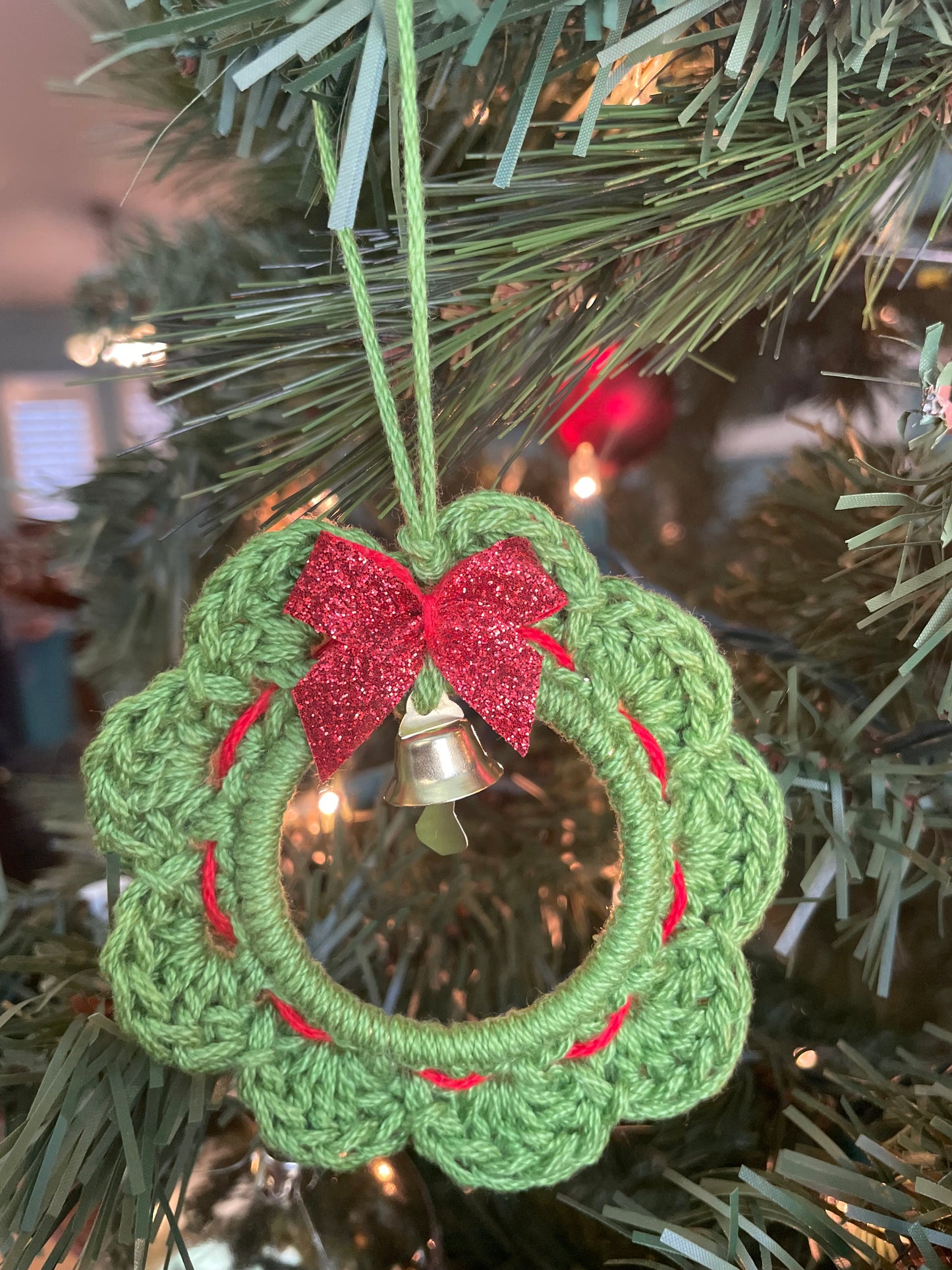 Crochet Wreath Ornament