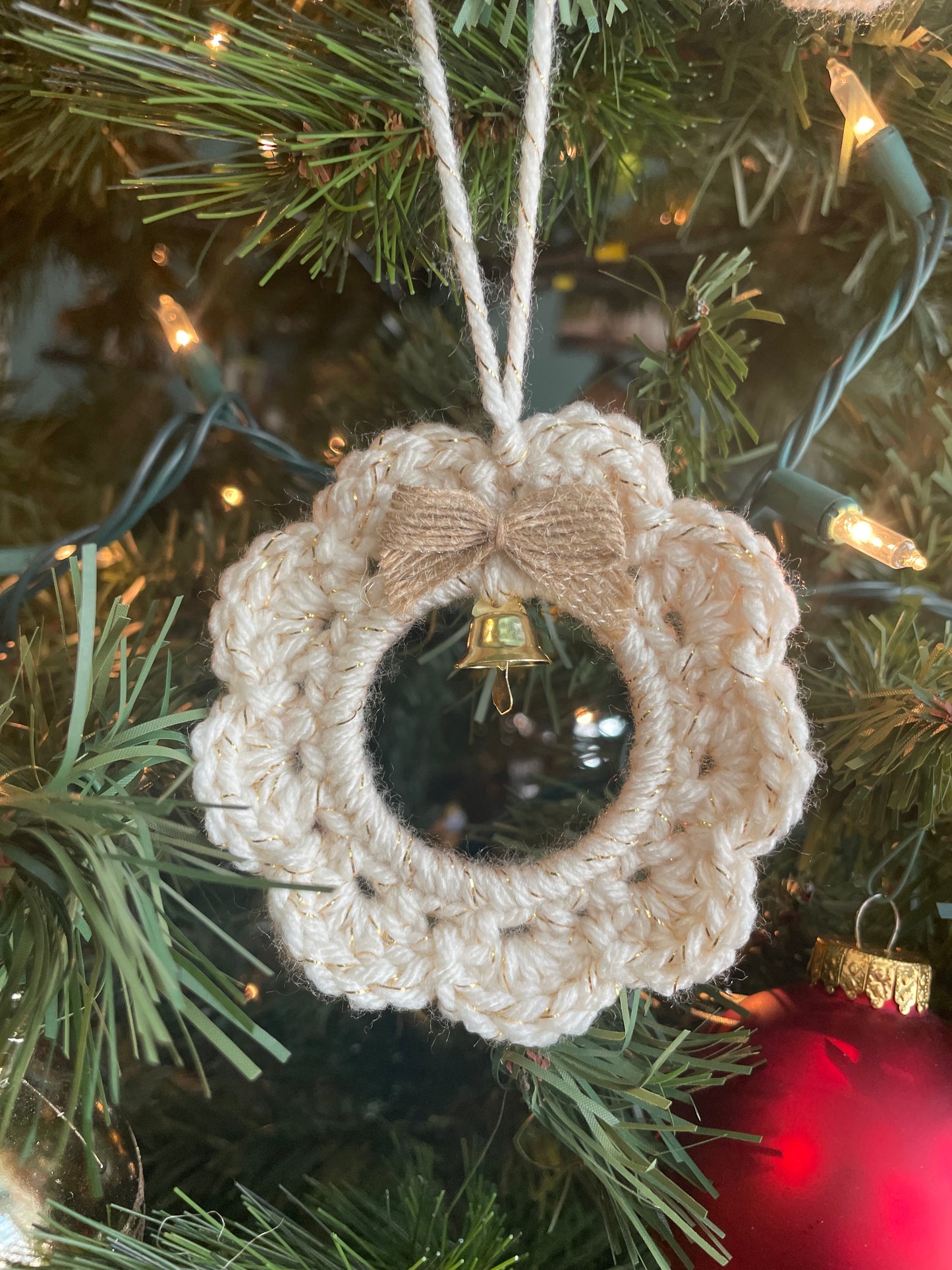 Crochet Wreath Ornament