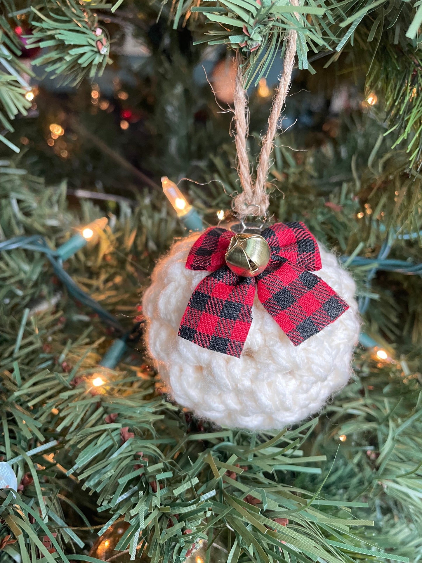 Crocheted Christmas Bobble