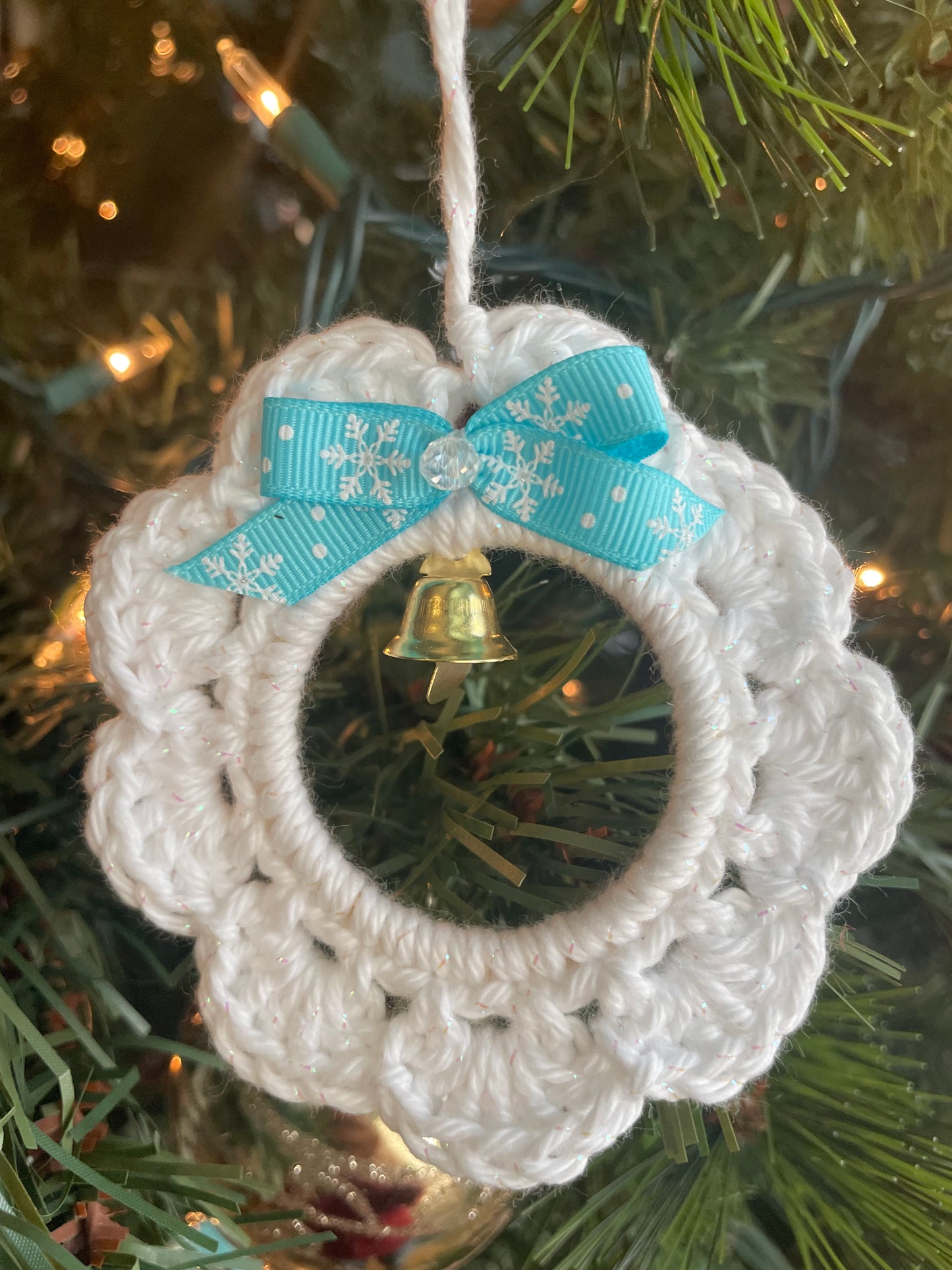 Crochet Wreath Ornament