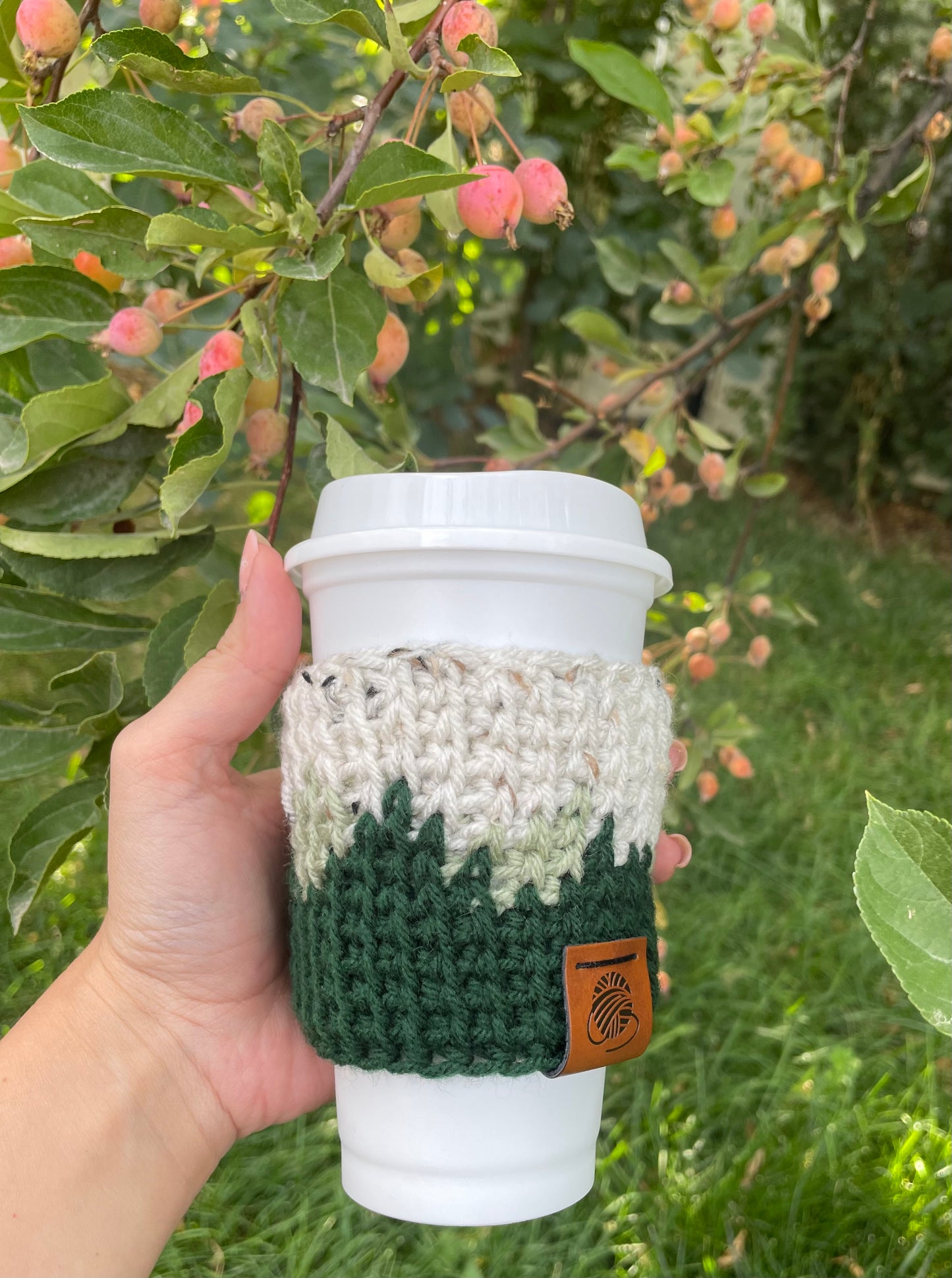 Mountainscape Coffee Cozy