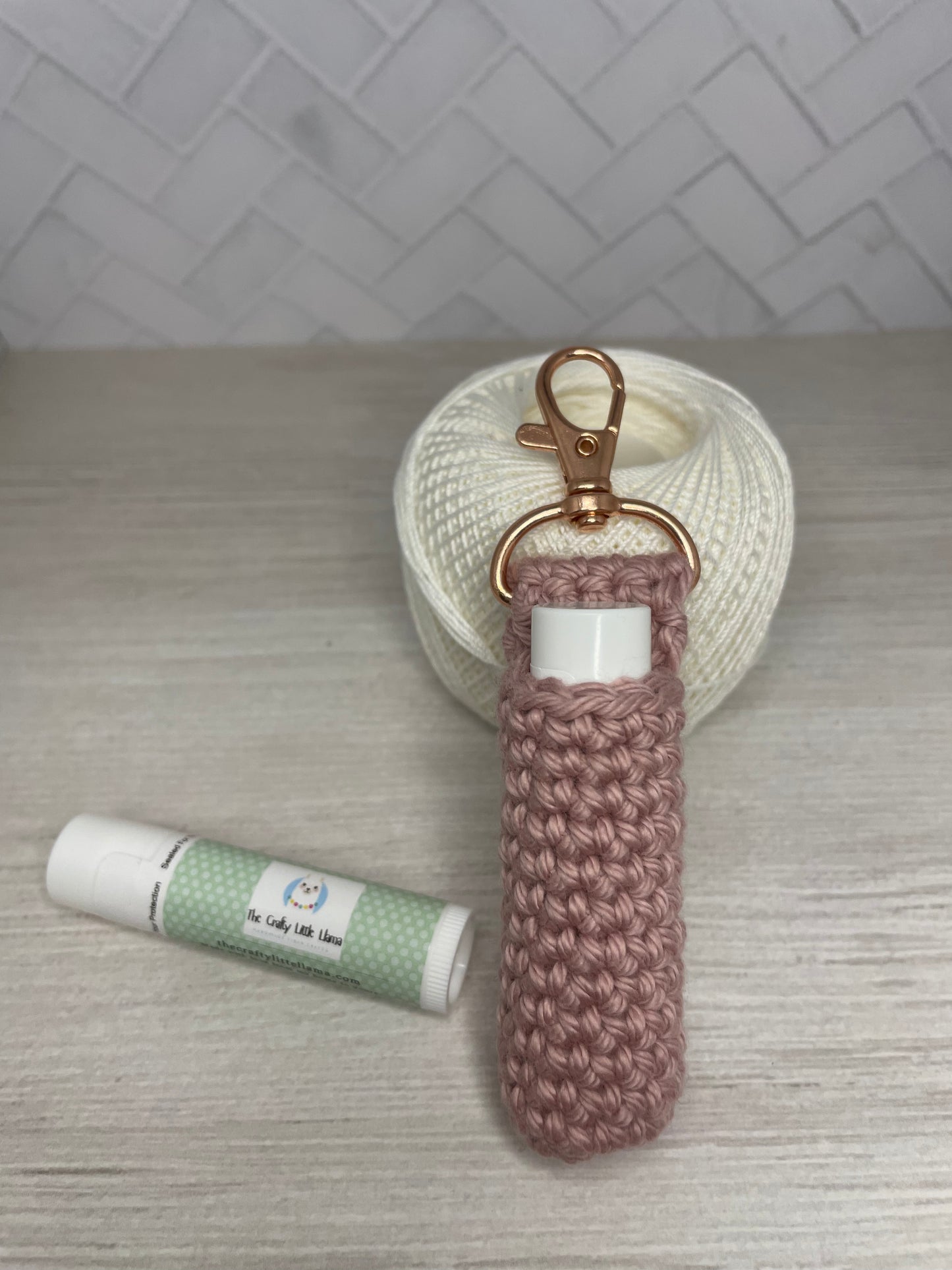 Chapstick Holder Keychain