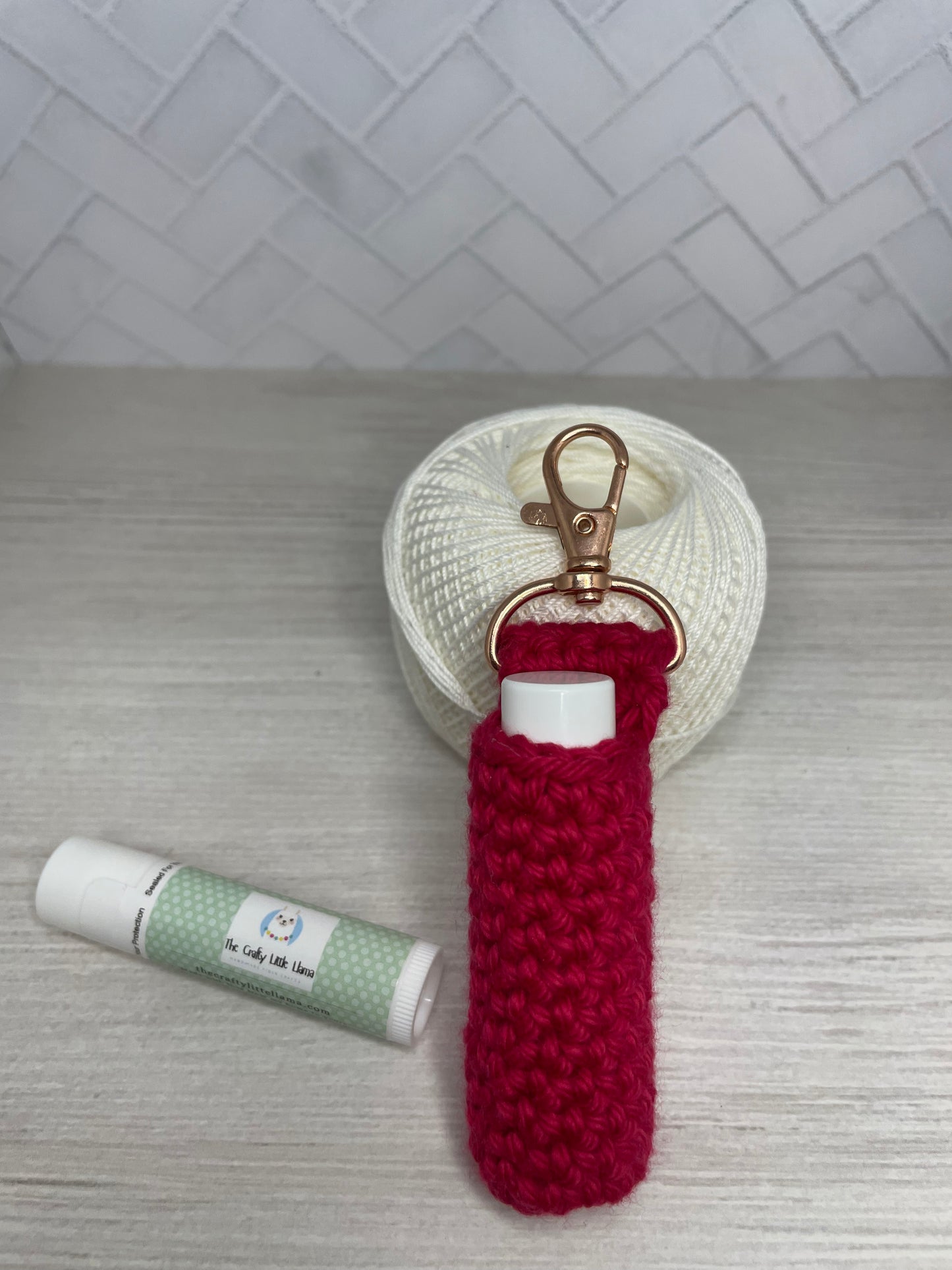 Chapstick Holder Keychain