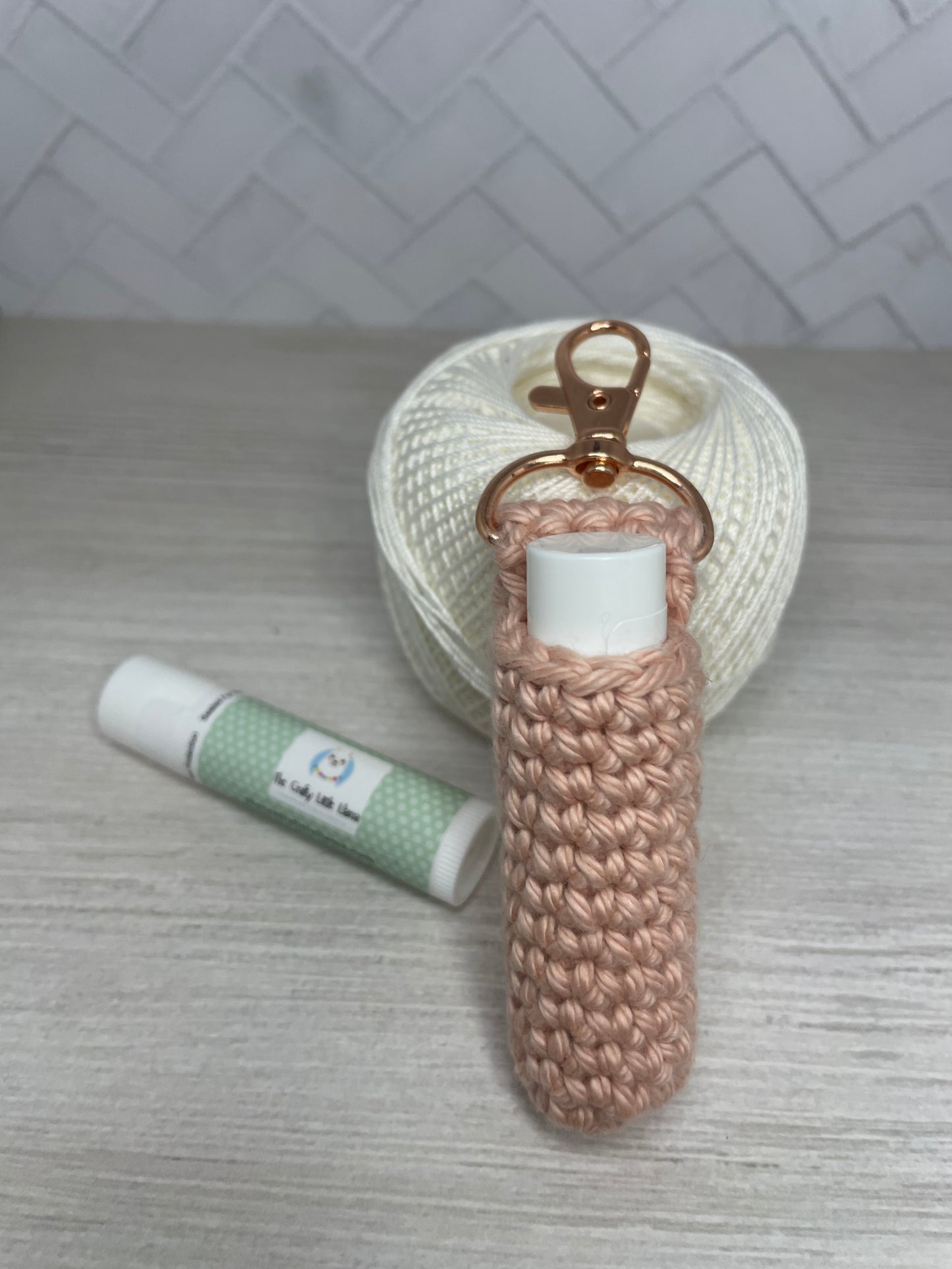 Chapstick Holder Keychain