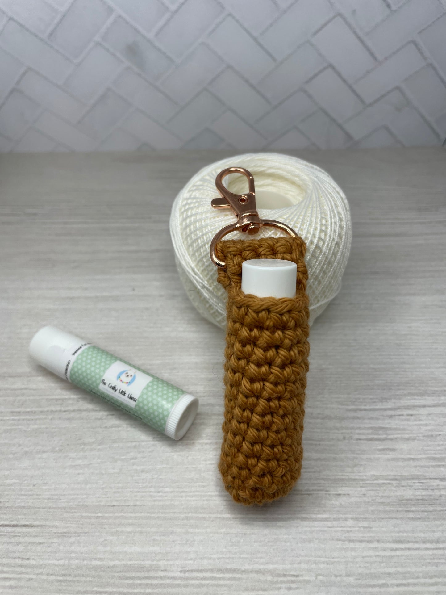 Chapstick Holder Keychain