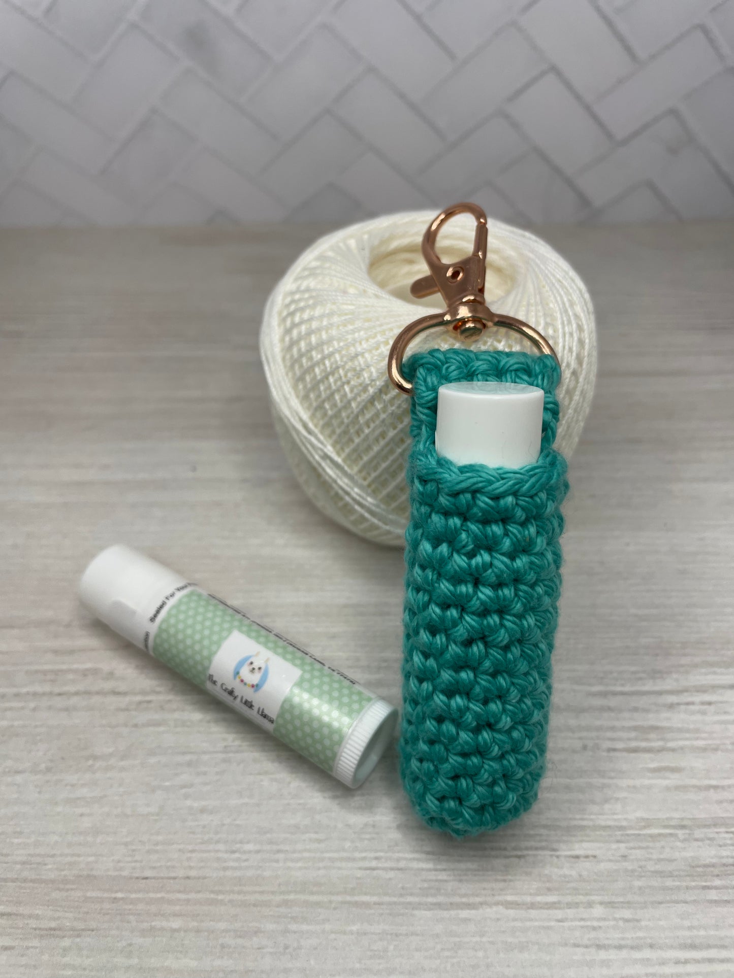 Chapstick Holder Keychain