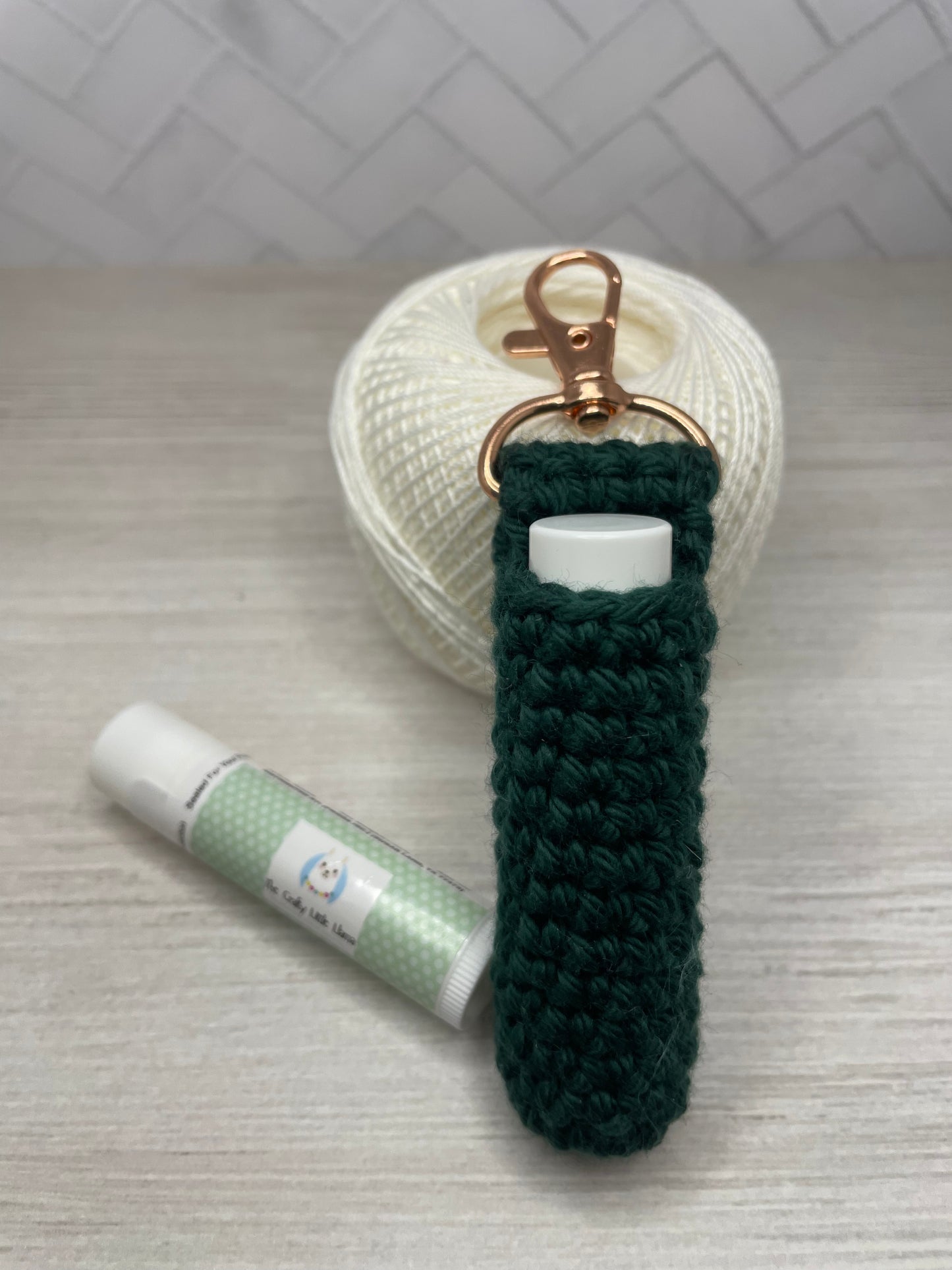 Chapstick Holder Keychain