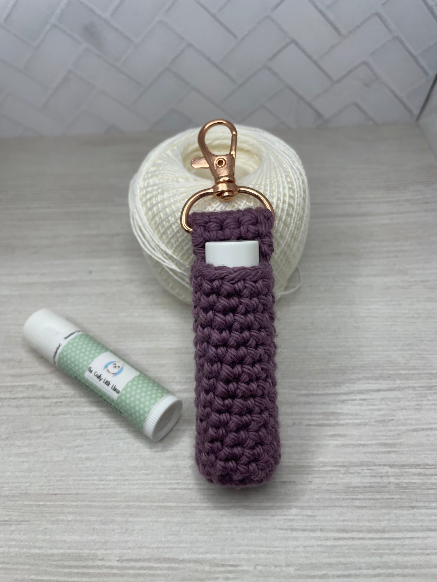 Chapstick Holder Keychain