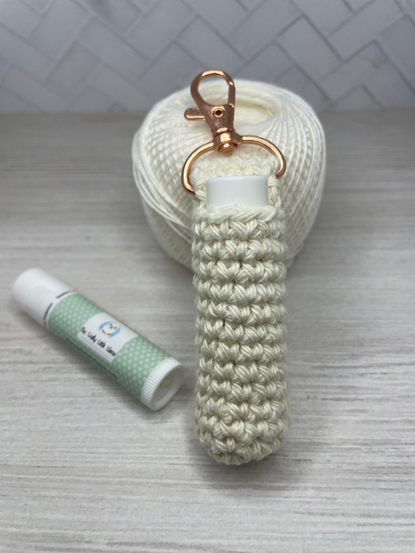 Chapstick Holder Keychain