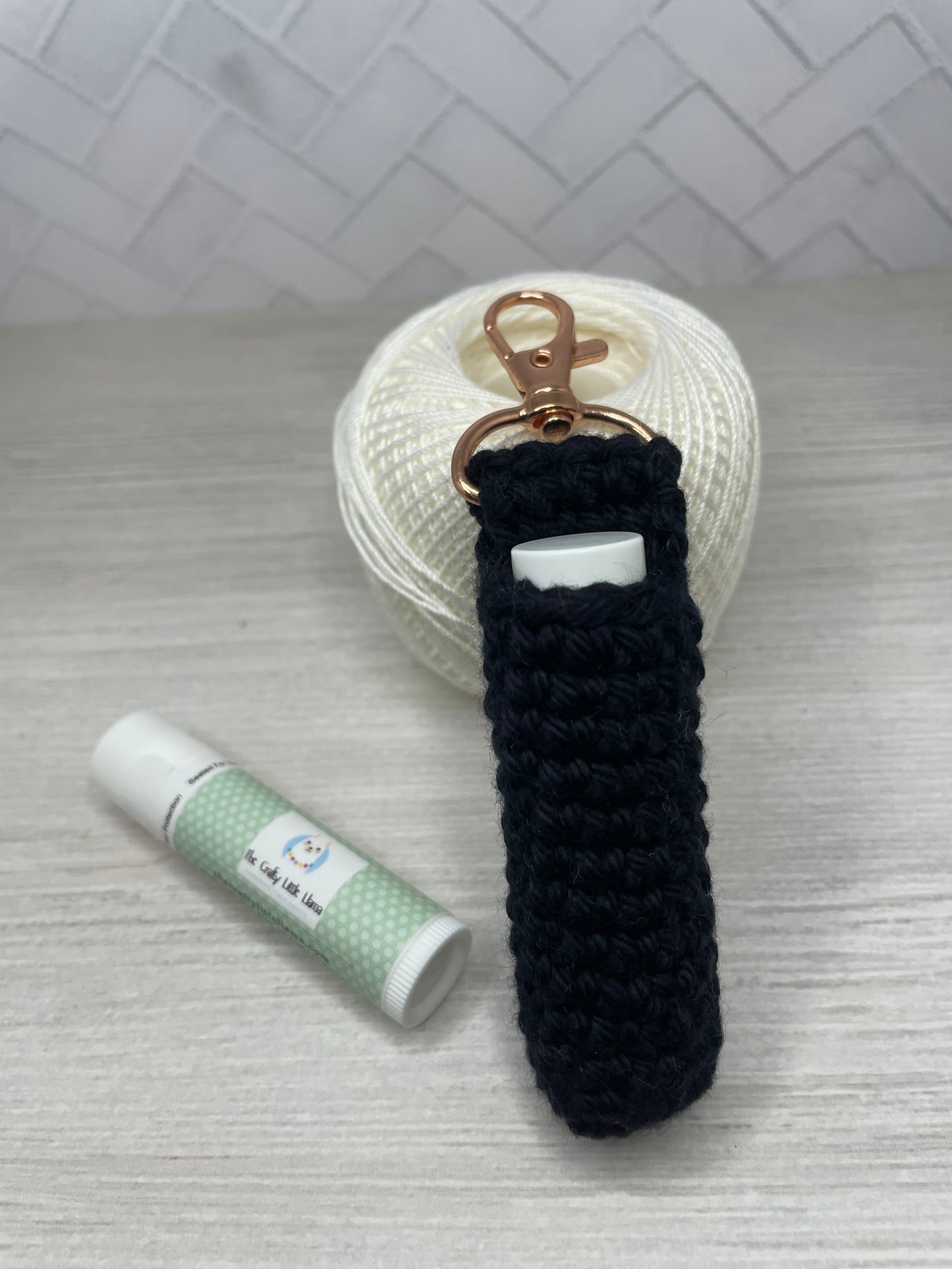 Chapstick Holder Keychain