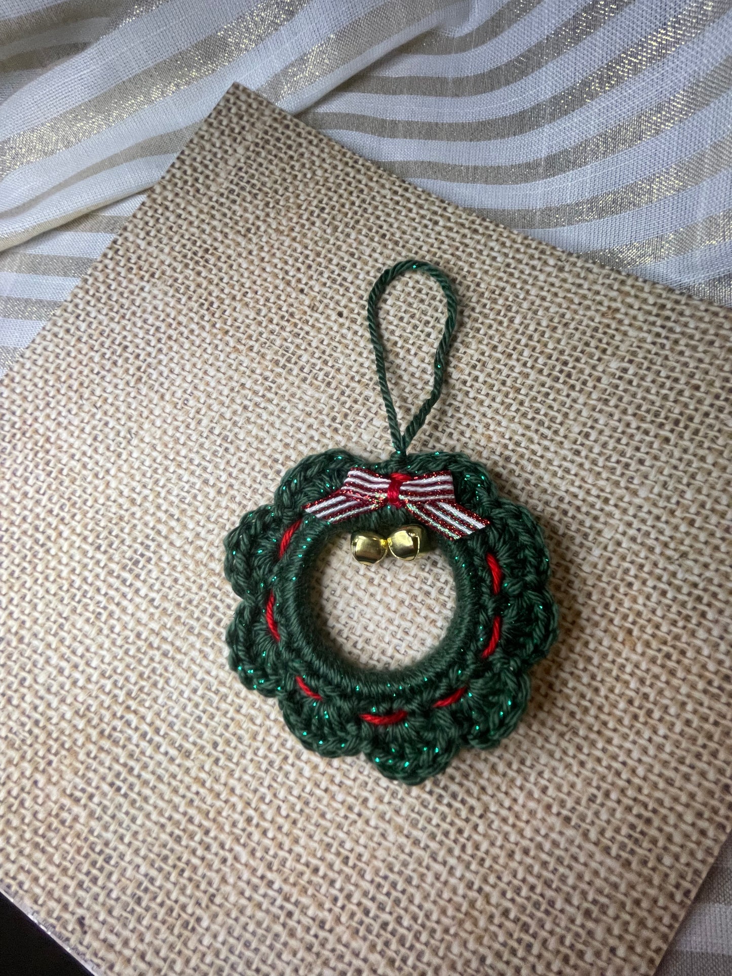 Crochet Wreath Ornament